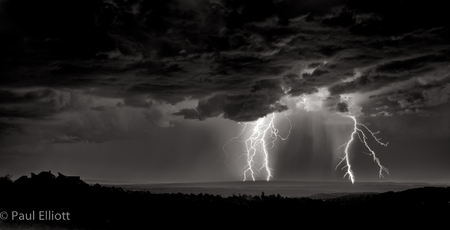 Tesuque Lightning Storm