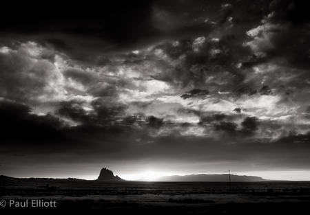New Mexico
Shiprock Clouds
