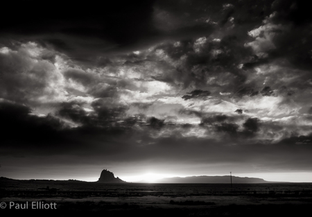 New Mexico
Shiprock Clouds